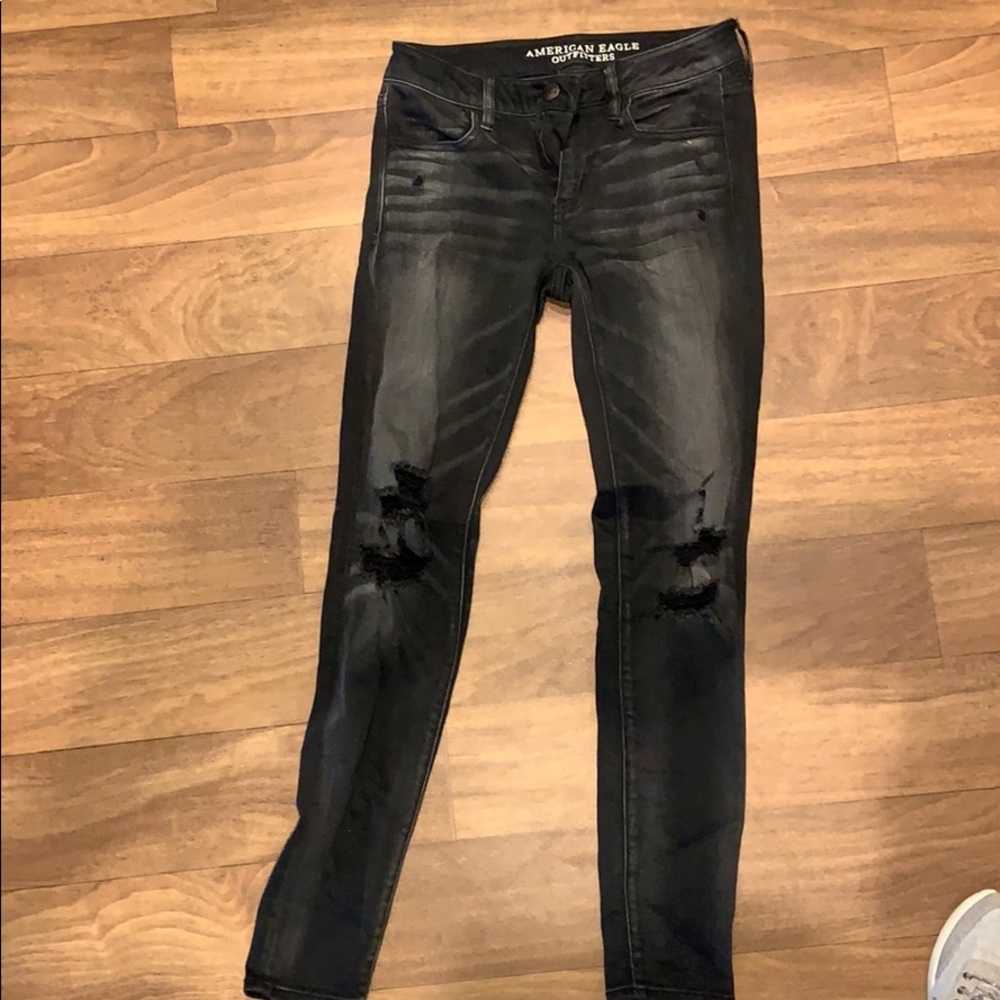 American eagle black jegging